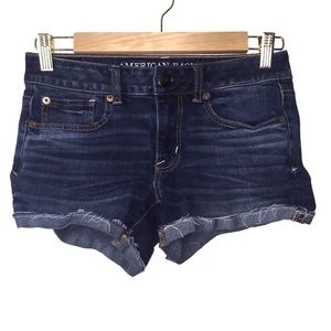 American Eagle Dark Wash Denim Jean Shorts 2